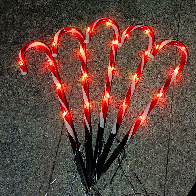 Solar Powered Cane String Lights