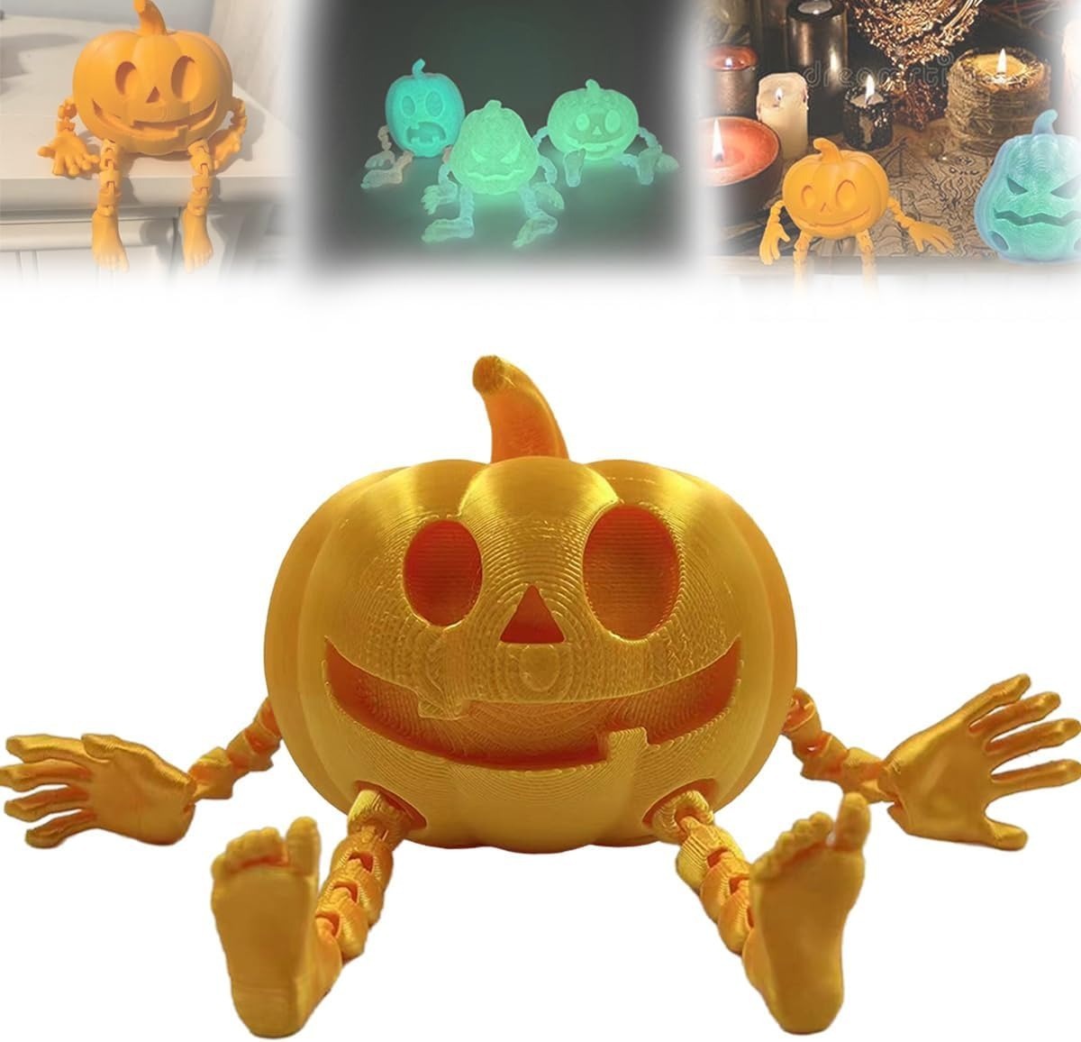 3D Pumpkin Ornaments