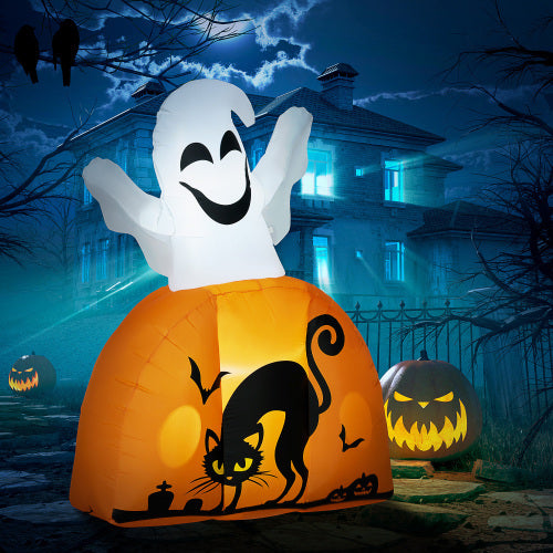 Ghost With Pumpkin
