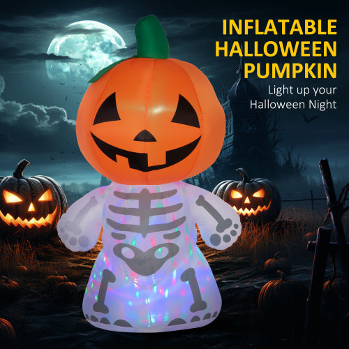 Skeleton Pumpkin