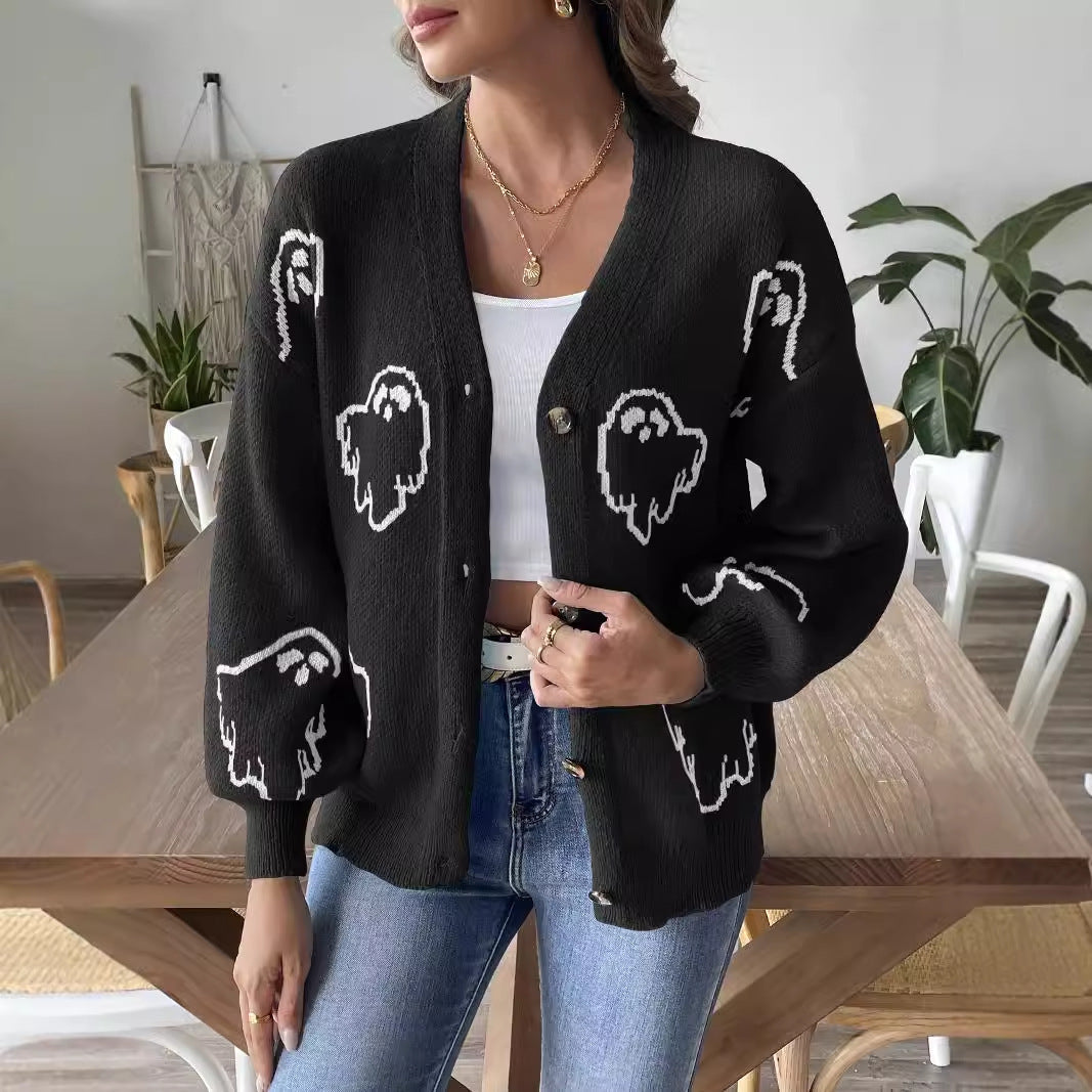 Halloween Sweater Coat