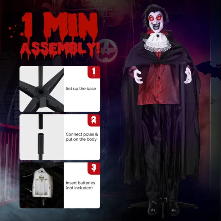 5.7ft Vampire Outdoor Decorations