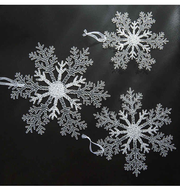 Acrylic Transparent Snowflake
