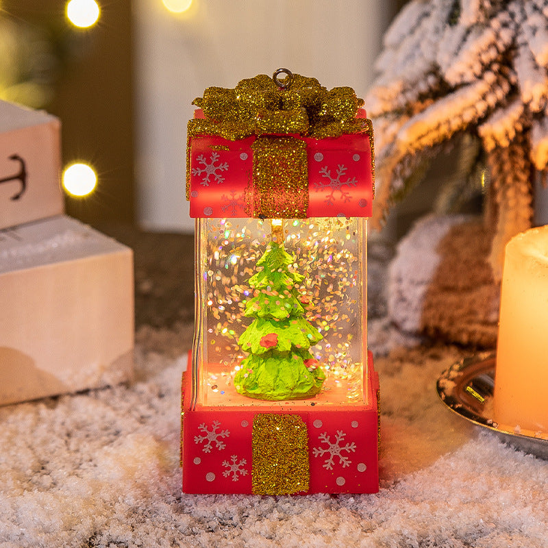 Crystal Christmas Gift Box Lights