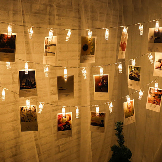 Photo Holder String Lights