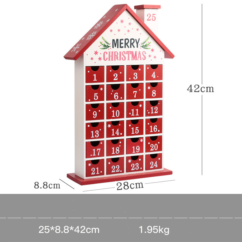 Christmas wooden calendar