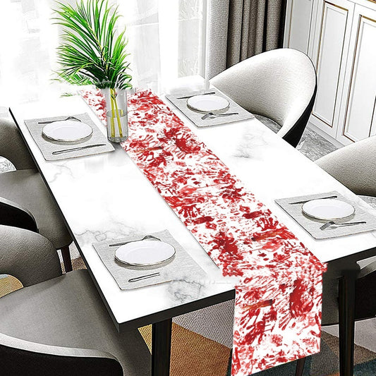 Bloody Hand Printed Tablecloth