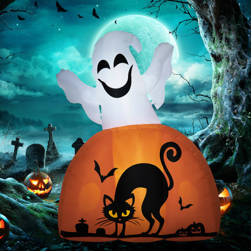 Ghost With Pumpkin