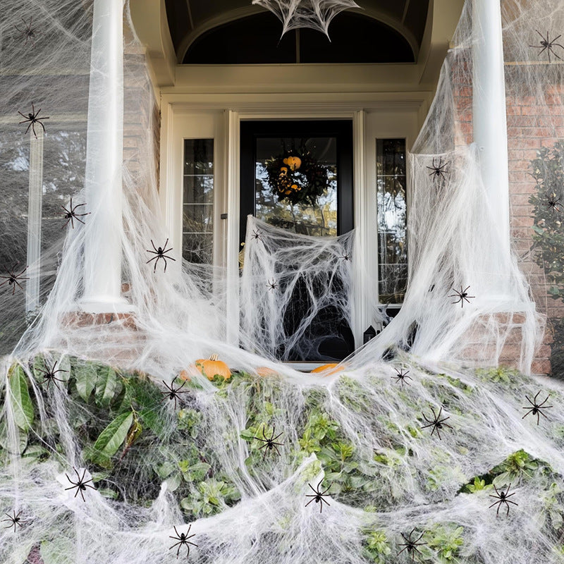 Cotton Spider Web Atmosphere Layout Props