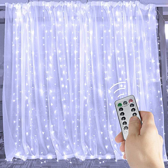 Curtain Garland On The Window USB String Lights