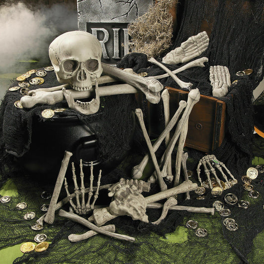 Halloween Skeleton Bones 28pcs