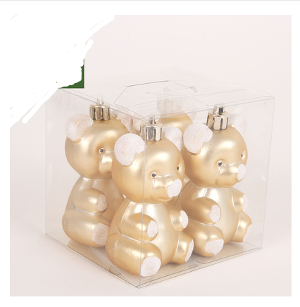 Reindeer And Gingerbread Man Christmas Pendant