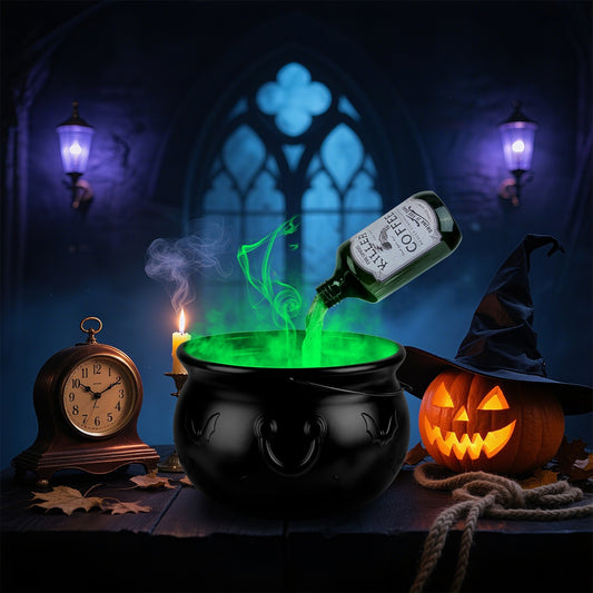 Floating Bottle & Witches Cauldron