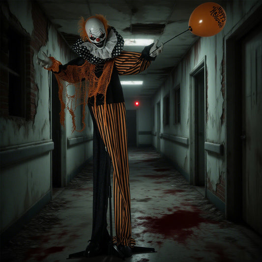 Circus Clown With A Balloon