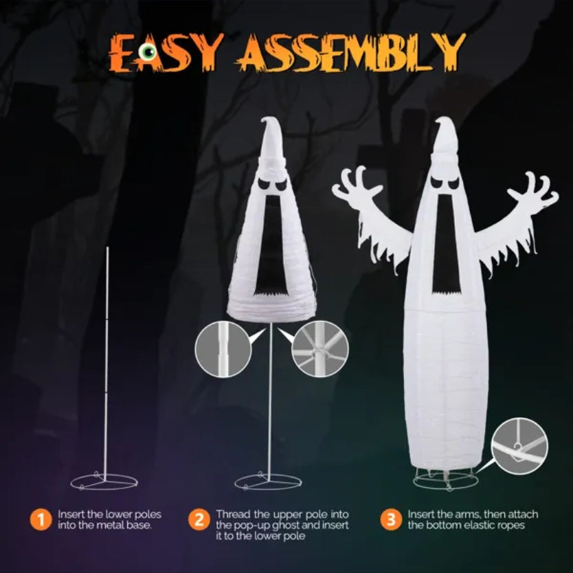 5.9ft Pop-up Ghost