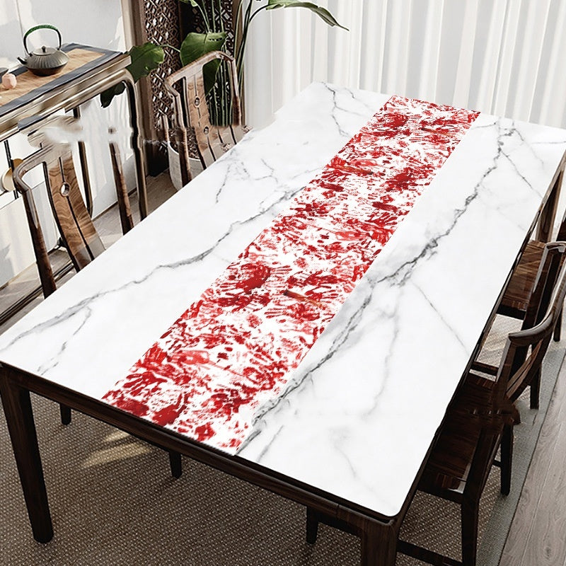 Bloody Hand Printed Tablecloth