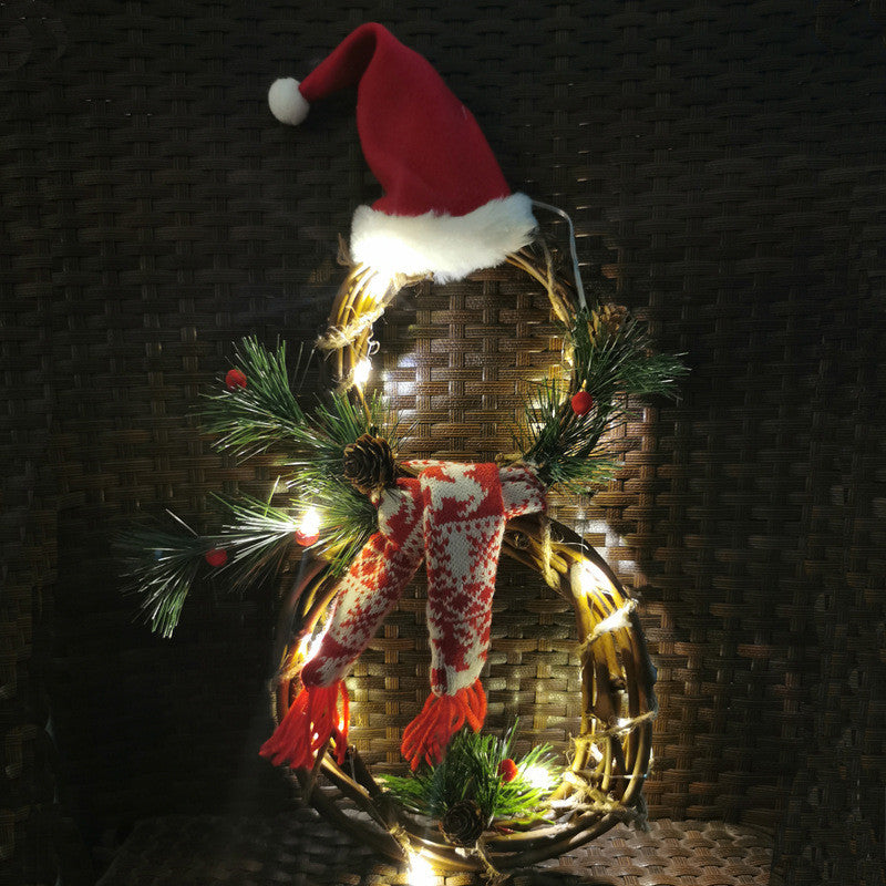 Christmas Lights Decoration Vine Circle