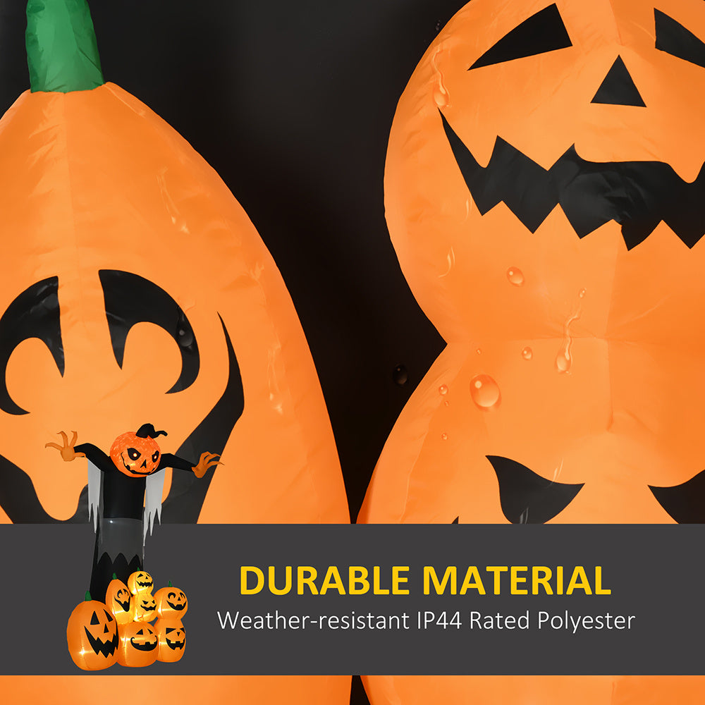 Pumpkin Ghost With Patch