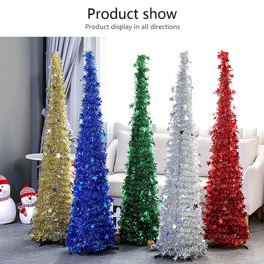 Tinsel Up Christmas Tree