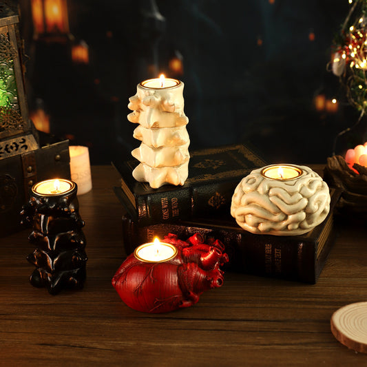 Halloween Heart Candlestick