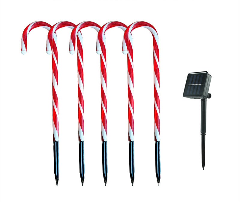 Solar Powered Cane String Lights