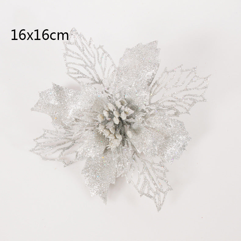 Hollowed out Christmas flowers