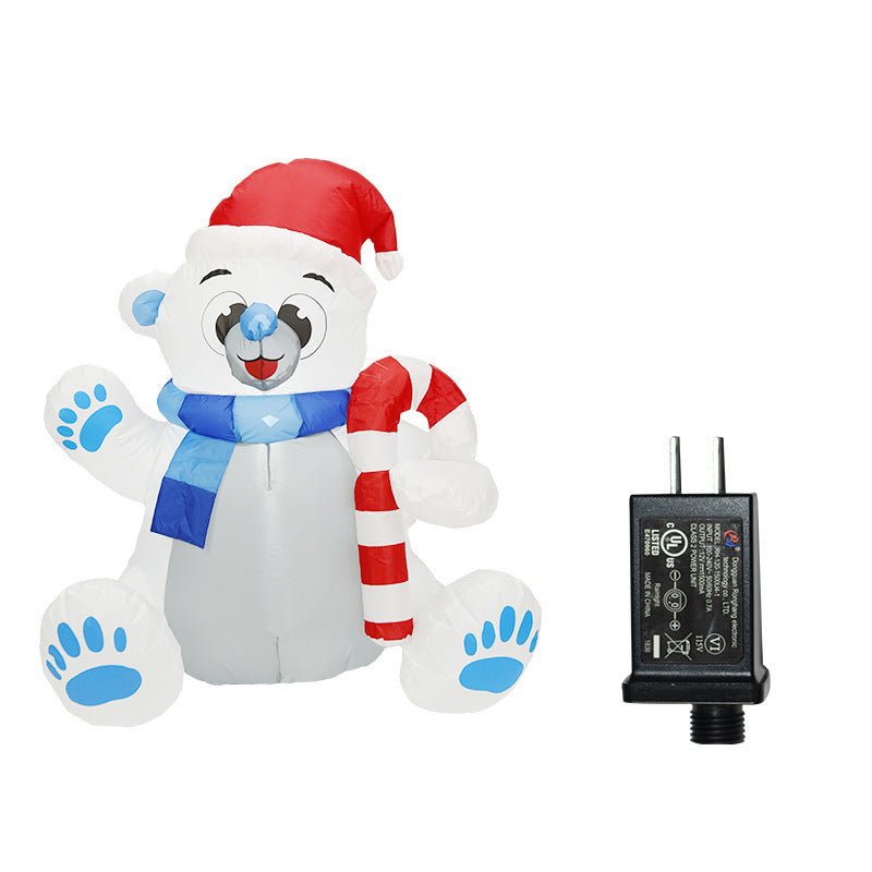 Christmas Inflatable Dog Lighting