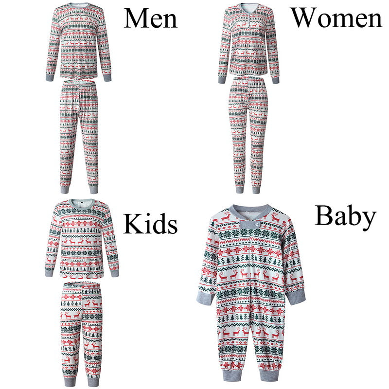 Mixed Variety Of Matching Family Pajamas Sets
