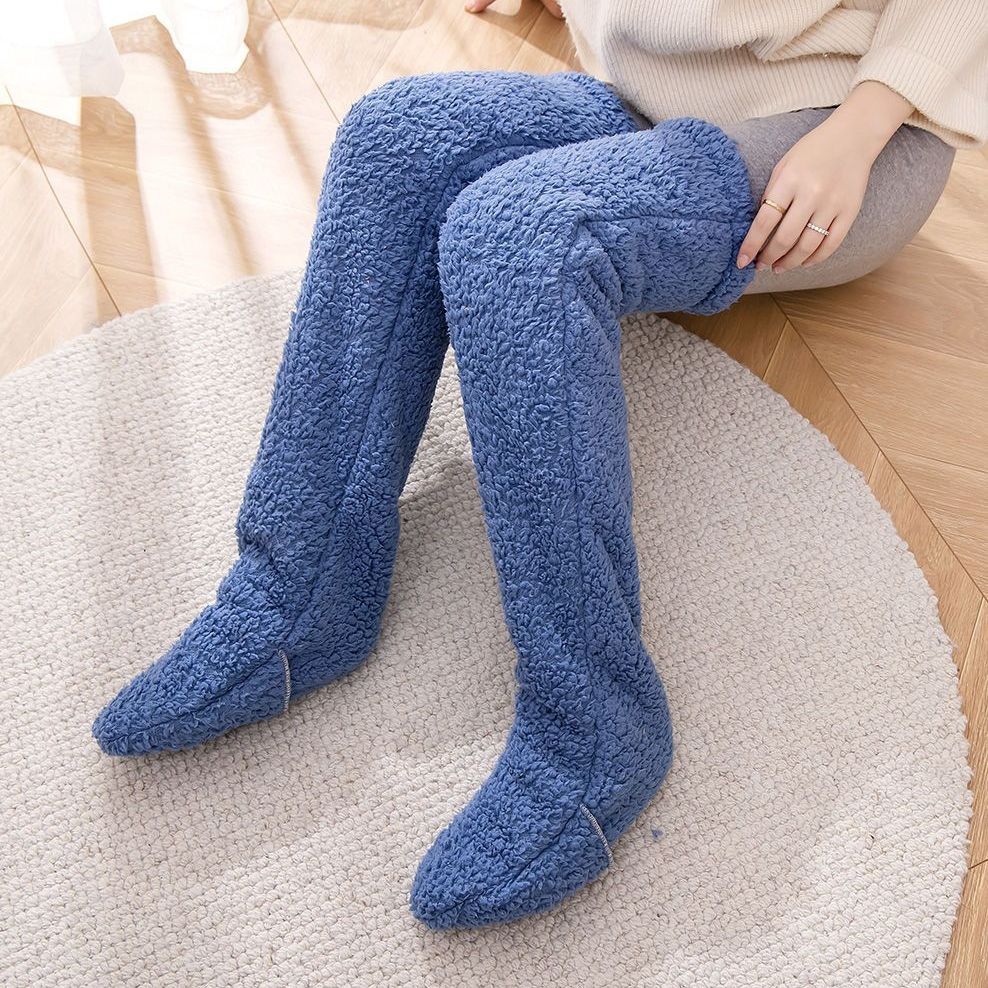 Over Knee High Winter Fuzzy Long Socks