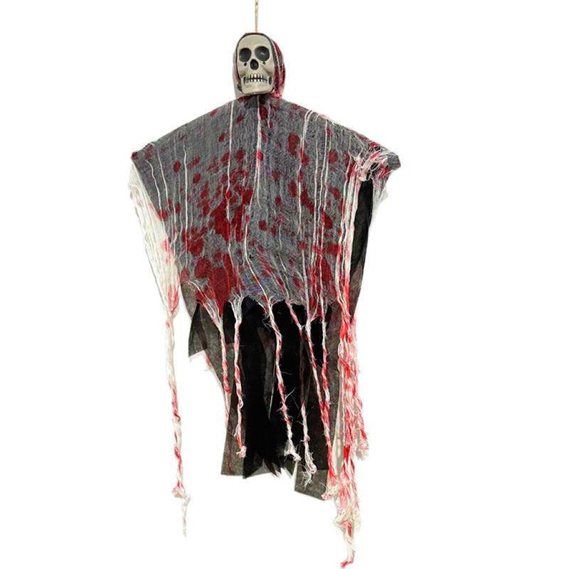 Blood-dyed Luminous Skull Hanging Ghost