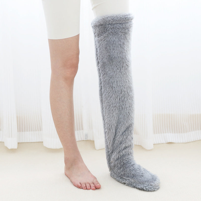 Over Knee High Winter Fuzzy Long Socks
