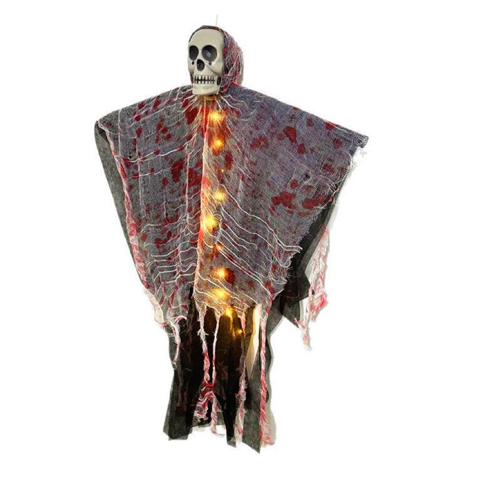 Blood-dyed Luminous Skull Hanging Ghost
