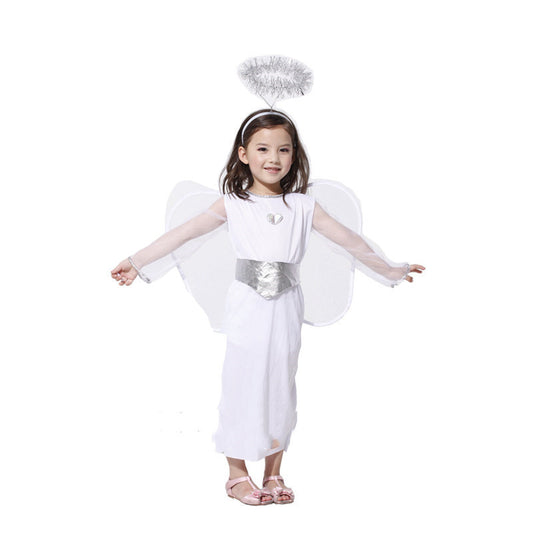 Girls Angel Dress Costume
