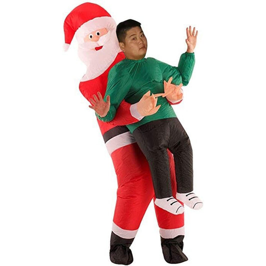 Santa Claus Hold People Costume