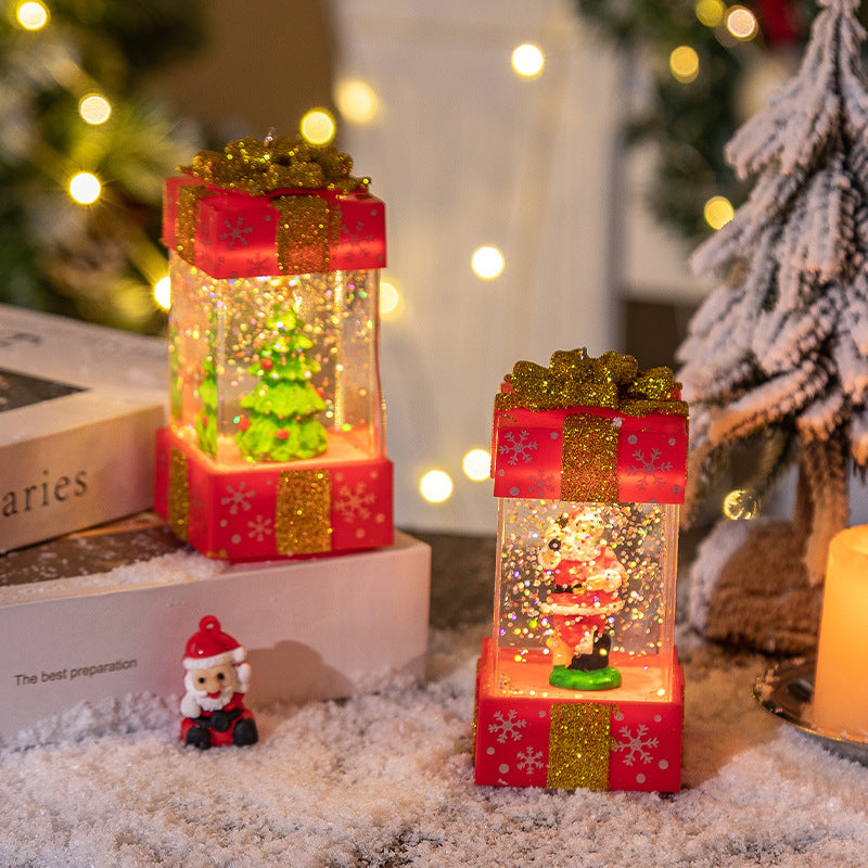 Crystal Christmas Gift Box Lights