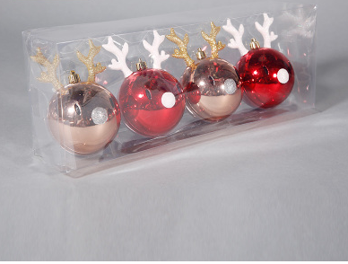 Reindeer And Gingerbread Man Christmas Pendant