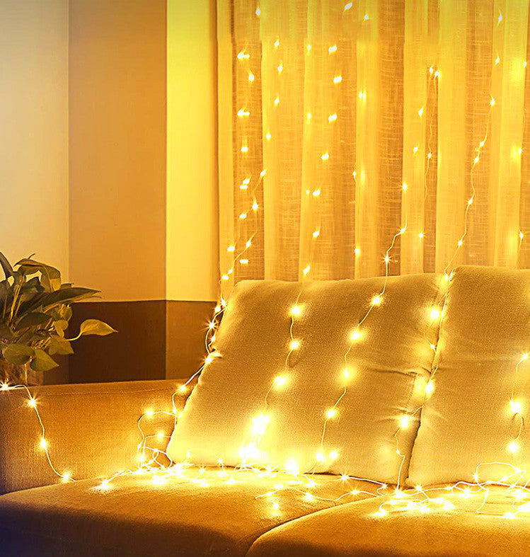 Curtain Garland On The Window USB String Lights