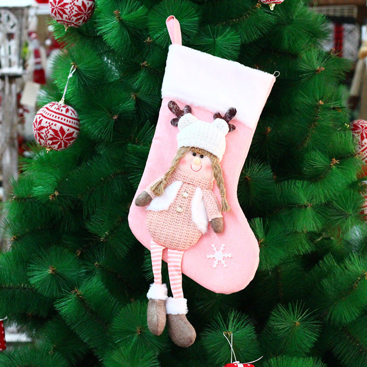 Knitted Fabric Doll Gift Bag