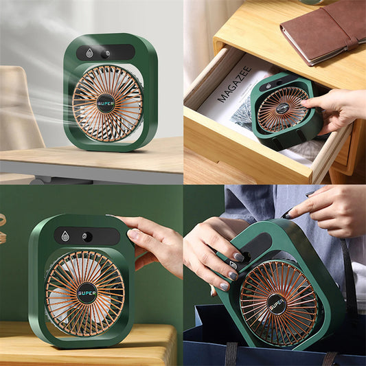 Air Conditioning Fan Desk Misting