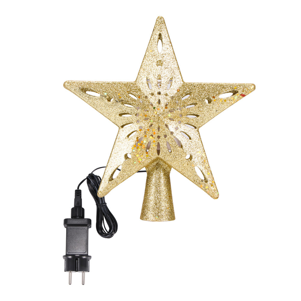 Tree Top Light Star Snowflake
