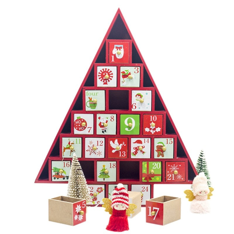 Christmas wooden calendar