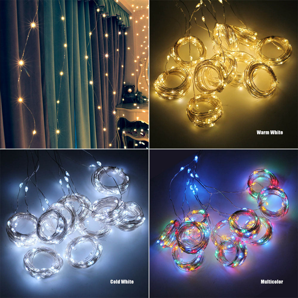 Curtain Garland On The Window USB String Lights