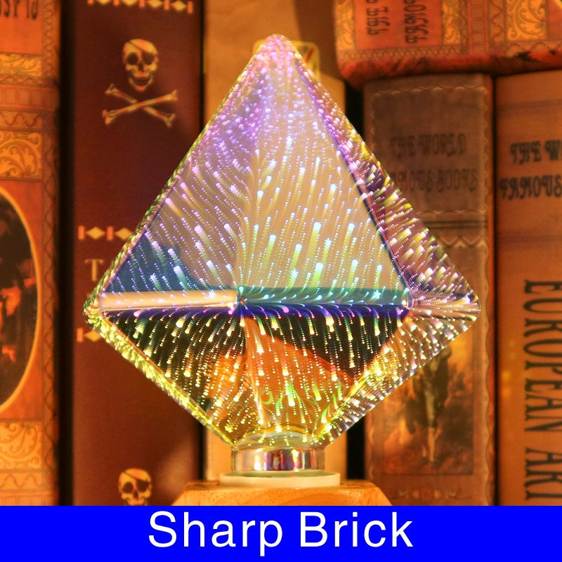 3D Fireworks Light Bulb
