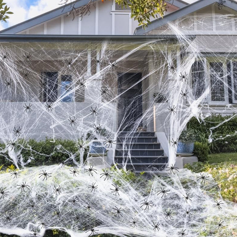 Cotton Spider Web Atmosphere Layout Props
