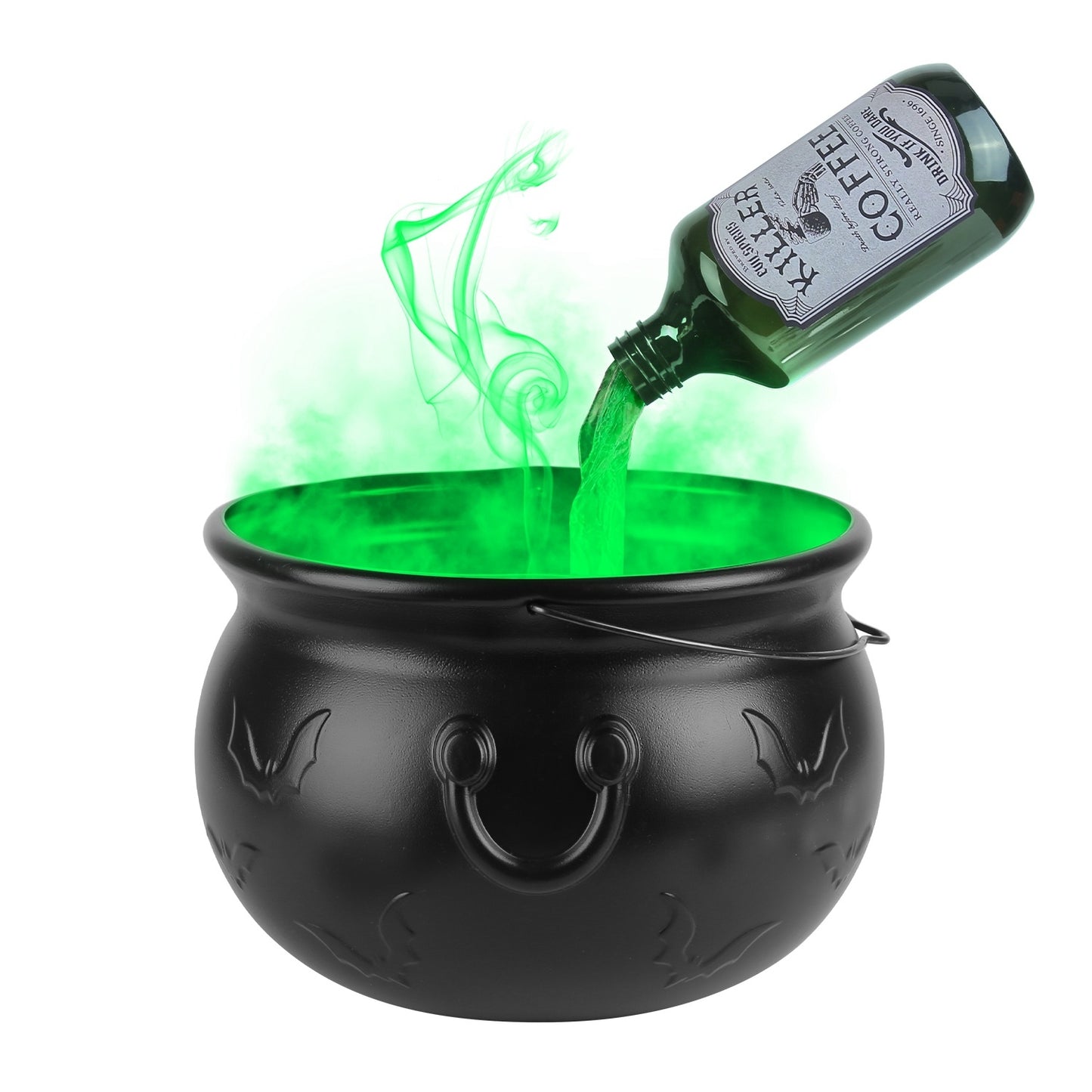 Floating Bottle & Witches Cauldron