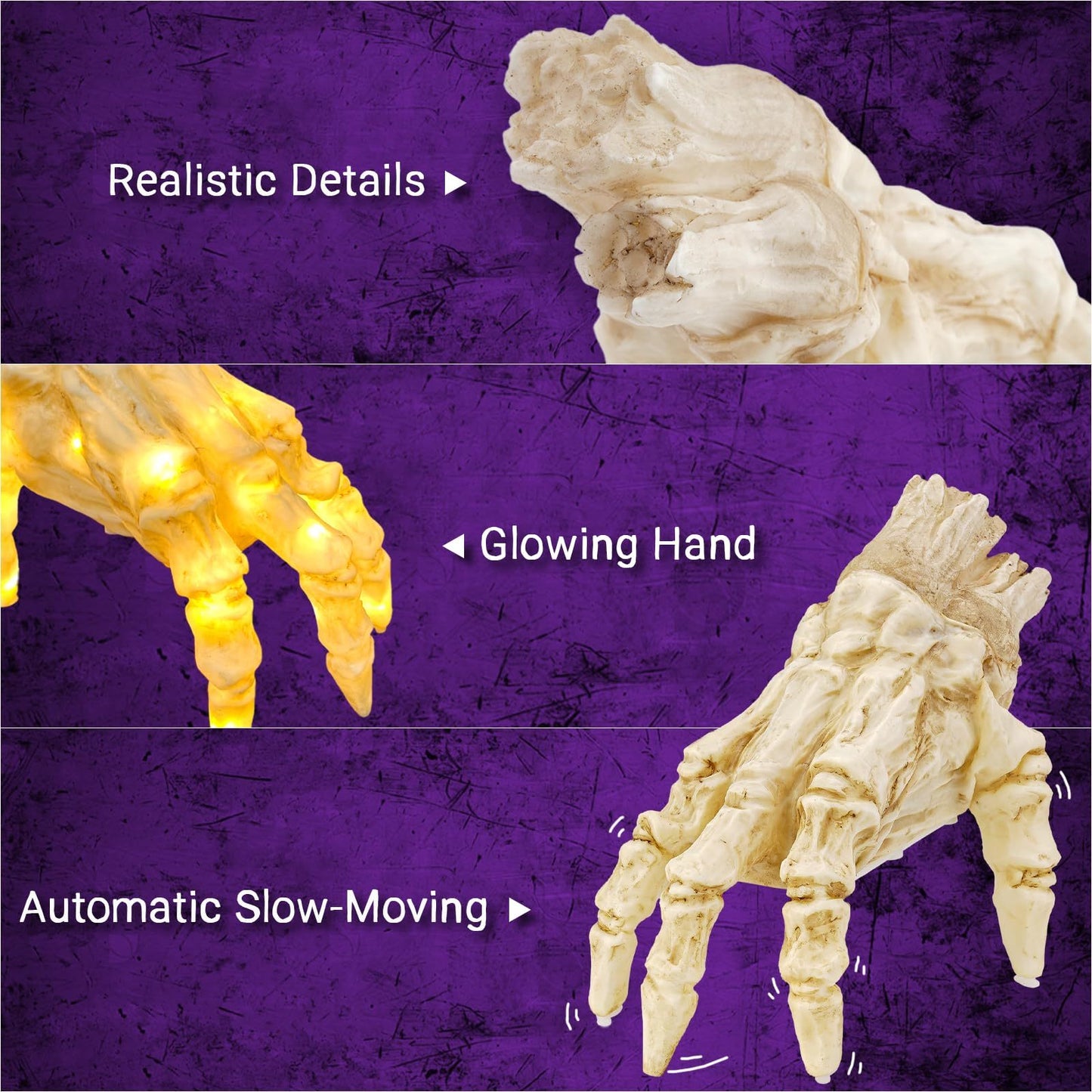 Electric Luminous Crawling Hand