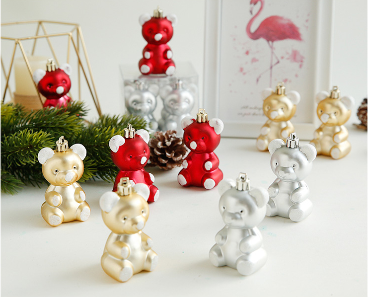 Reindeer And Gingerbread Man Christmas Pendant