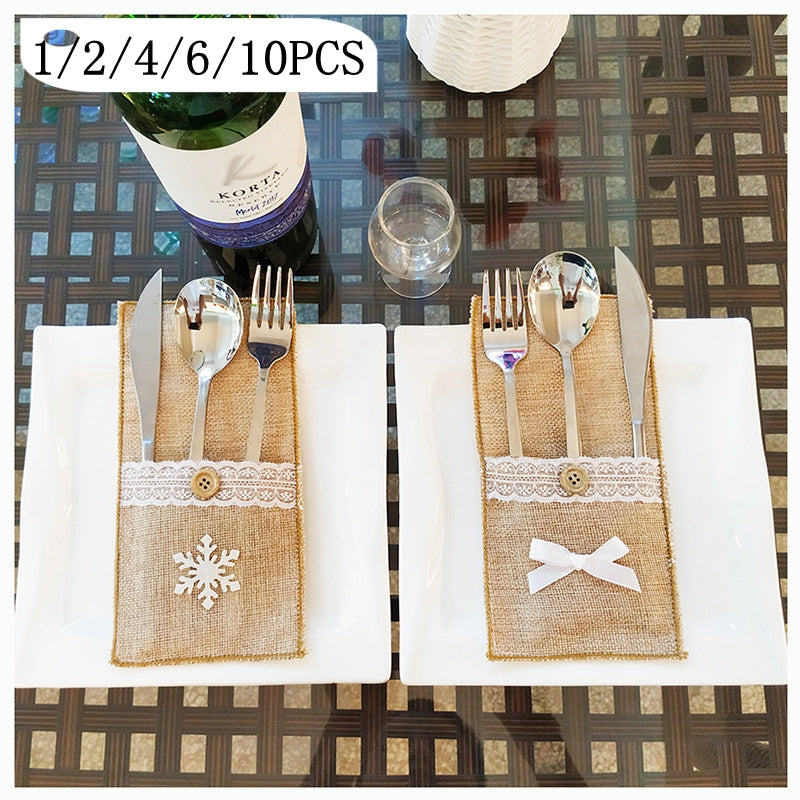Christmas Knife And Fork Set