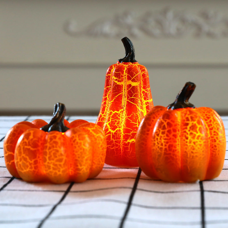 Halloween Pumpkin Lantern Candle Lamp