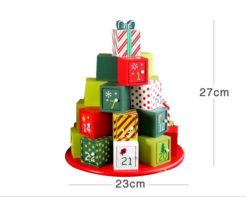 Christmas wooden calendar